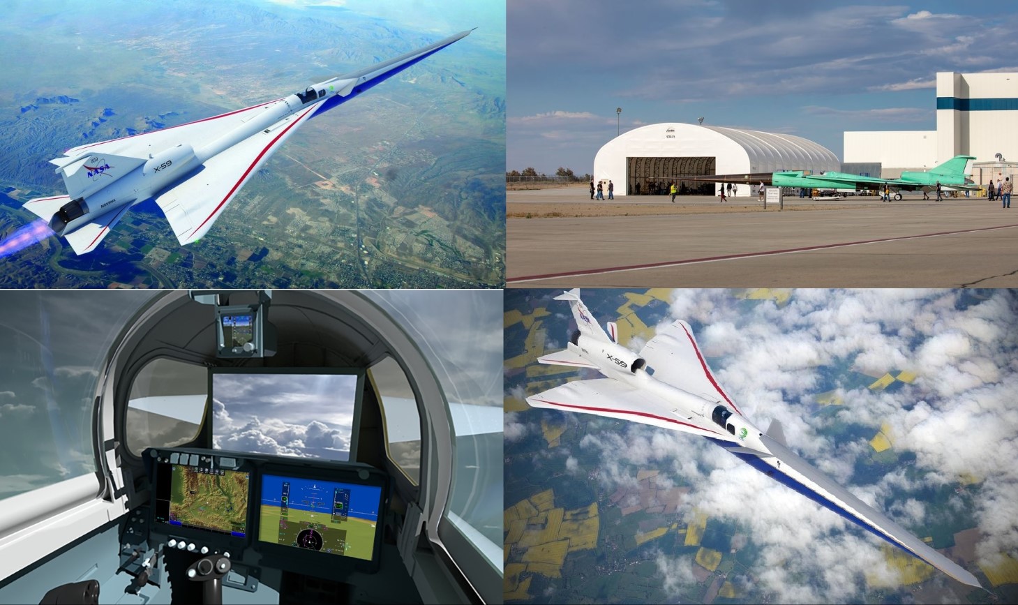 NASA Unveils the New X-59 Quiet Supersonic Jet Today 