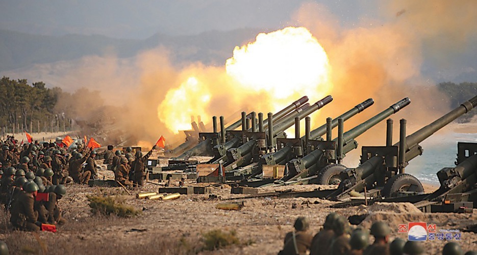South Korea says North Korea Fired More than 60 Coastal Artillery Rounds on Sat