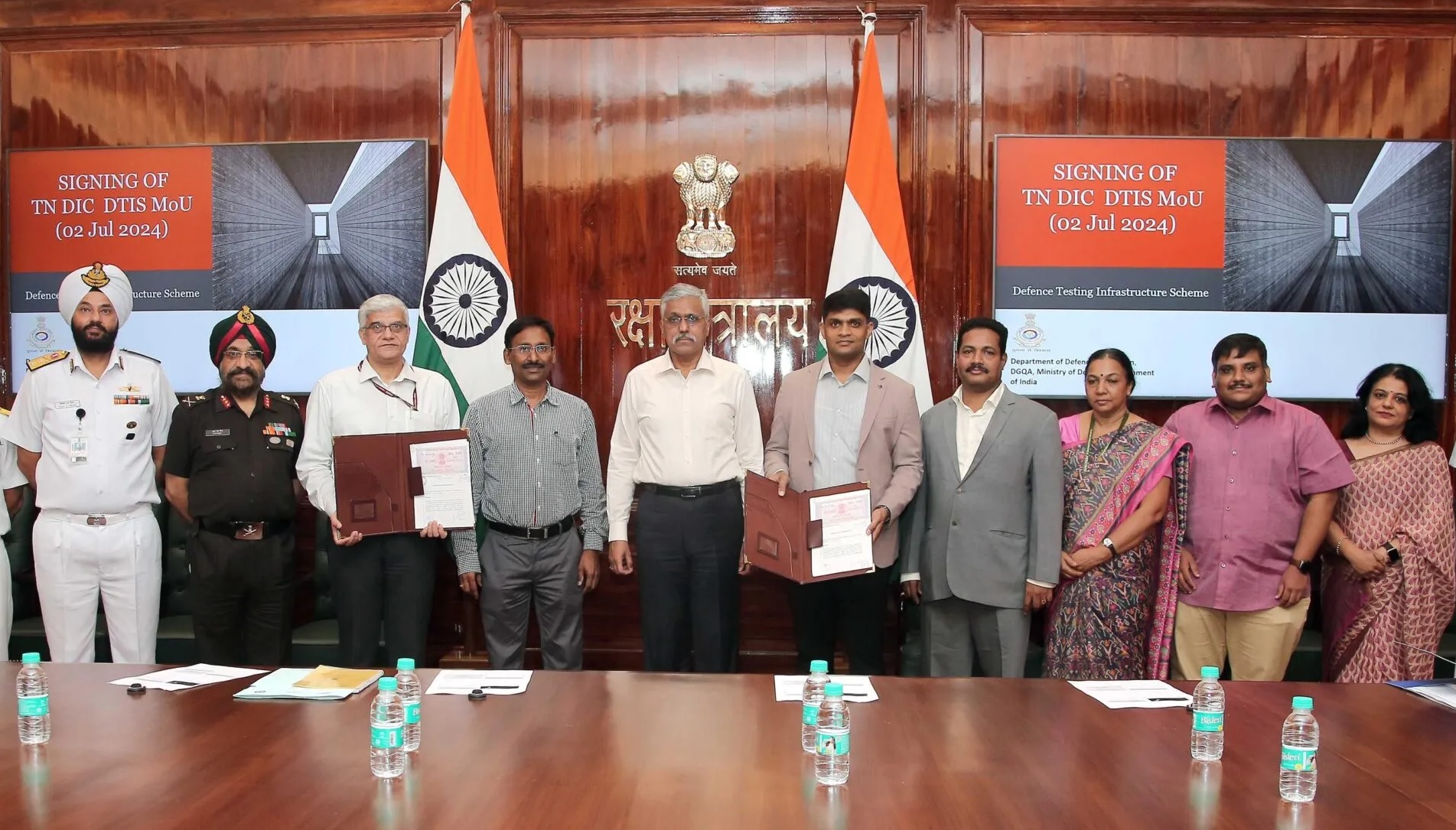 MOD Signed MoUs with Keltron, Bharat Electronics Ltd (BEL) and India Optel Ltd to Set up 3 Testing Facilities' in Chennai 