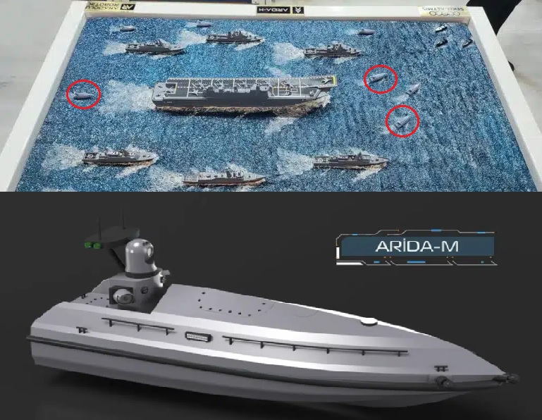 Turkish Company Unveils Arida-M Counter-Kamikaze USV System