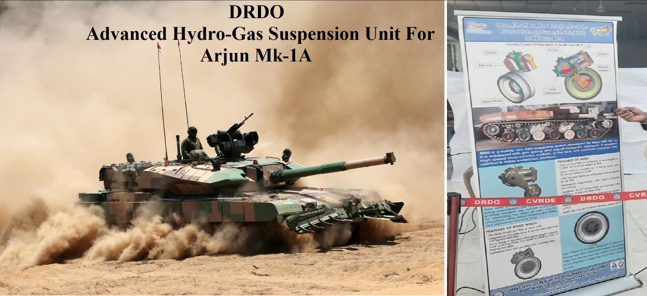 DRDO's Advanced Hydro-Gas Suspension Unit For Arjun Mk1A ...