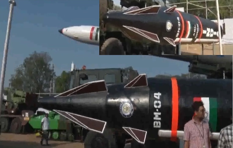 DRDO Unveils BM-04: India’s Hypersonic Glide Vehicle-Topped Ballistic Missile at Hyderabad Defence Exhibition