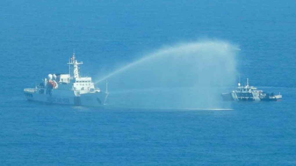 Philippines Accuses Chinese Coast Guard of Shooting Water Cannon at Its Boats