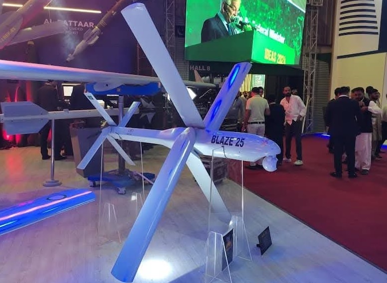 Pakistan Unveils BLAZE-25 Kamikaze Drone at IDEX 2025