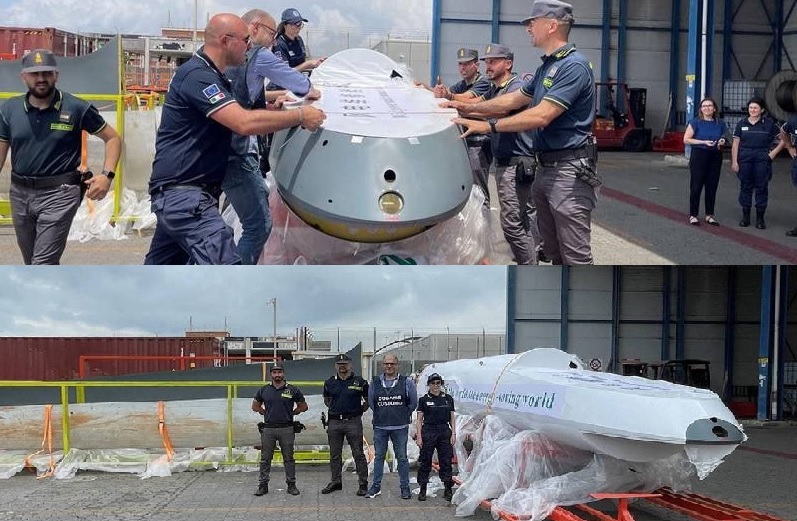 Italy Uncovers China's Scheme to Smuggle Drone Parts Disguised as Wind Turbine Components