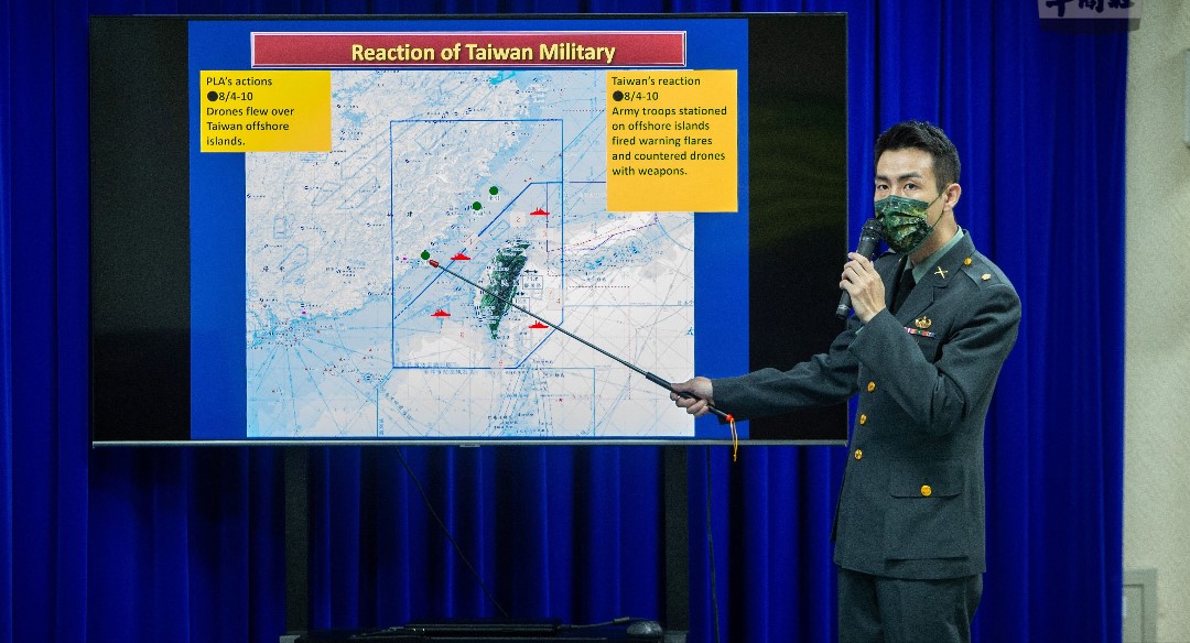 Taiwan Puts Frontline Island on Alert Over Chinese Drone Incursions