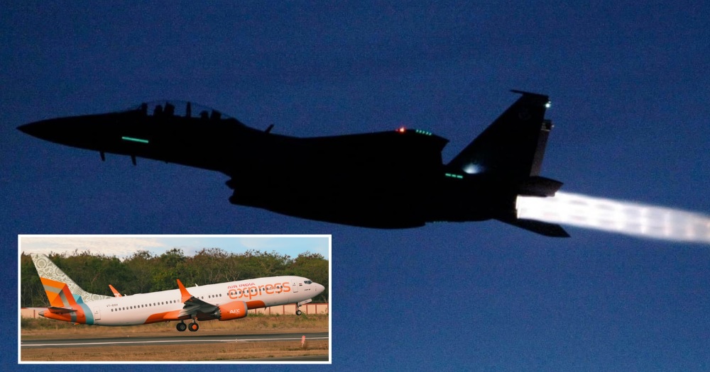 Singapore Scrambles F-15 Jets to Escort Air India Express Plane After Khalistani Bomb Threat