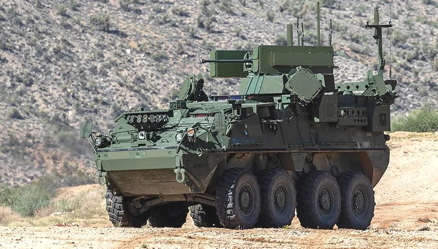 Leonardo DRS and BlueHalo Unveil Game-Changing C-UAS Directed Energy Stryker in Live Demo