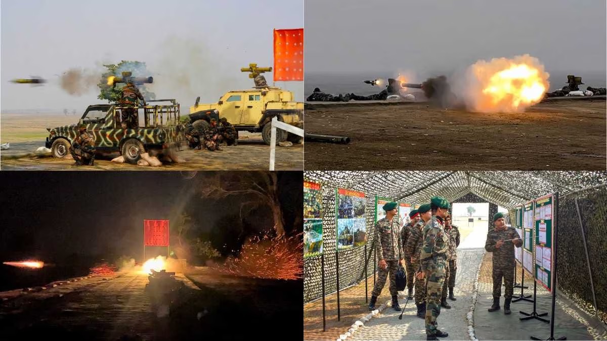 Indian Army Conducts Anti Tank Guided Missile Firing Test at Teesta Range in West Bengal