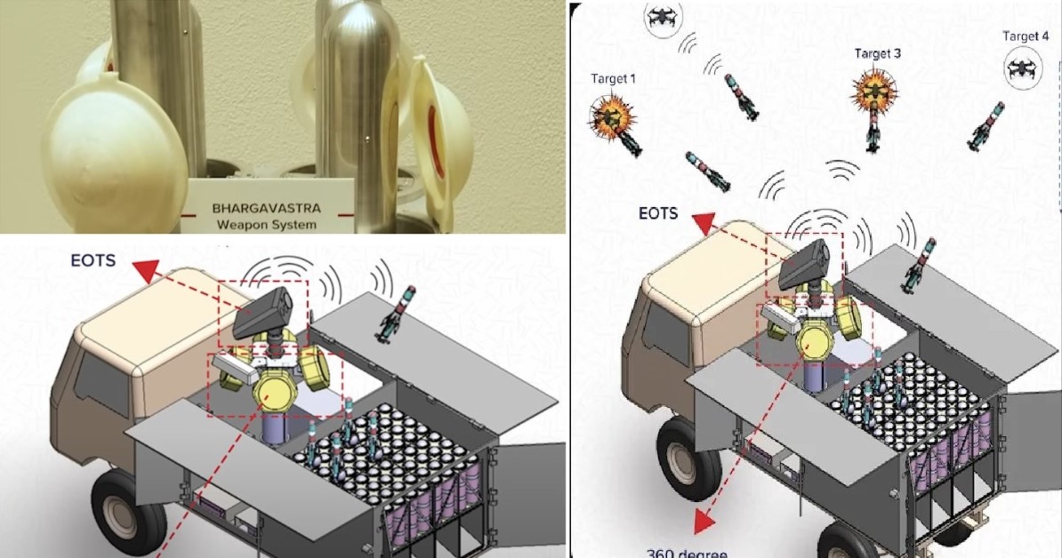 'Bhargavastra' High-Tech Defense System Against Combat UAVs and Drone Swarms 