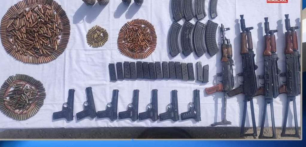 Security Forces  Found Huge Cache Of Arms, Ammunition in Kupwara, Jammu and Kashmir