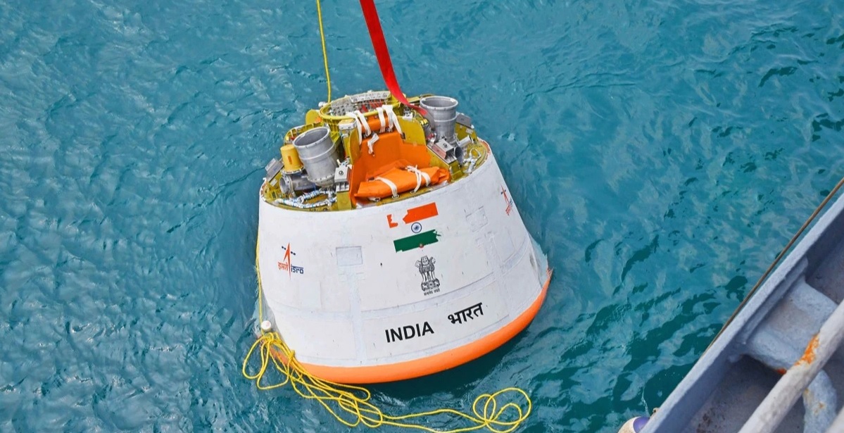 ISRO Ready to Conduct Air-Drop Test of Gaganyaan Crew Module Next Week