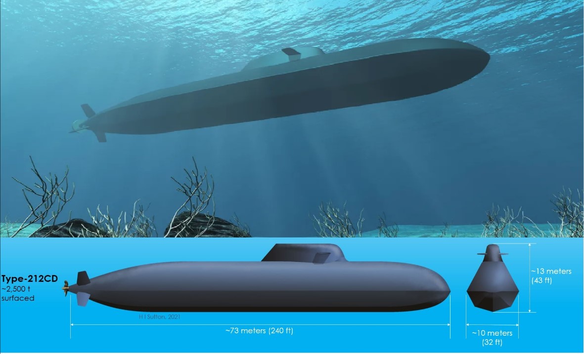 Germany’s Naval Expansion: Bundestag Approves Budget for Four Additional Type 212CD Submarines