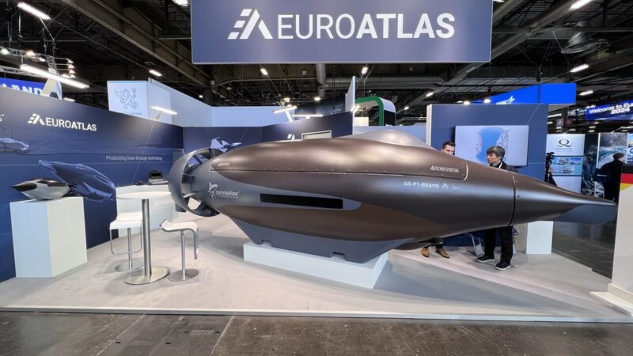 Euroatlas Unveils Autonomous Underwater Vehicle ‘Greyshark’ for Advanced Maritime Operations