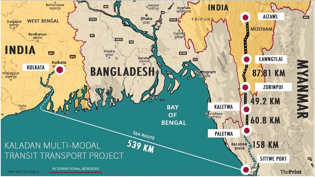 Myanmar Rebel Group Sees Promise in India’s Kaladan Project, Despite Discord with Junta