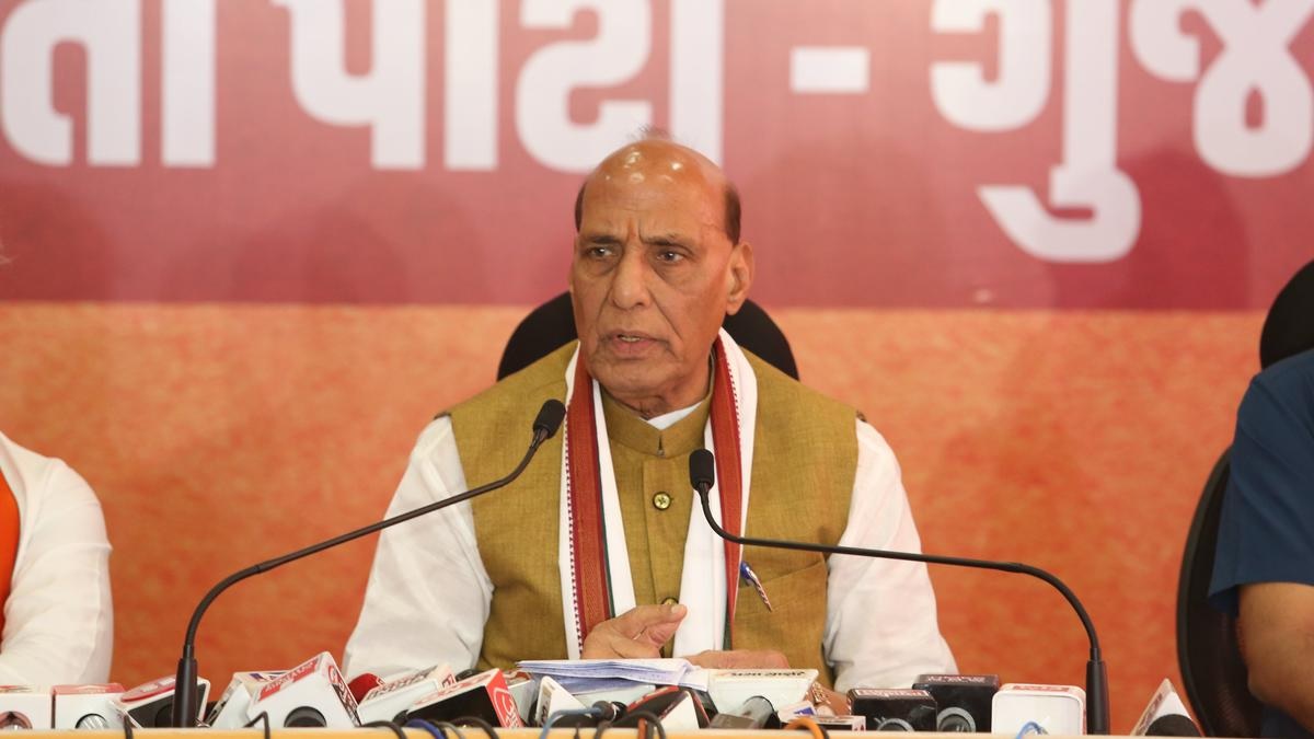 Talks with China Going on Smoothly India will Never Bow Down: Rajnath Singh