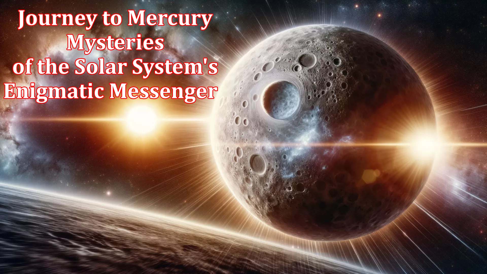 Journey to Mercury: Exploring the Mysteries of the Solar System's Enigmatic Messenger   