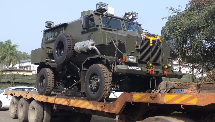 Indian Army Receives Final Delivery of  Mine Protected Vehicles From Vehicle Factory Jabalpur