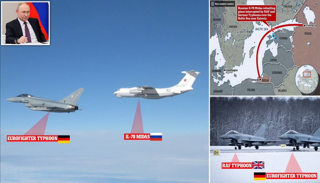 German Air Force Jets to Intercept Unidentified Russian Planes Near NATO Territory