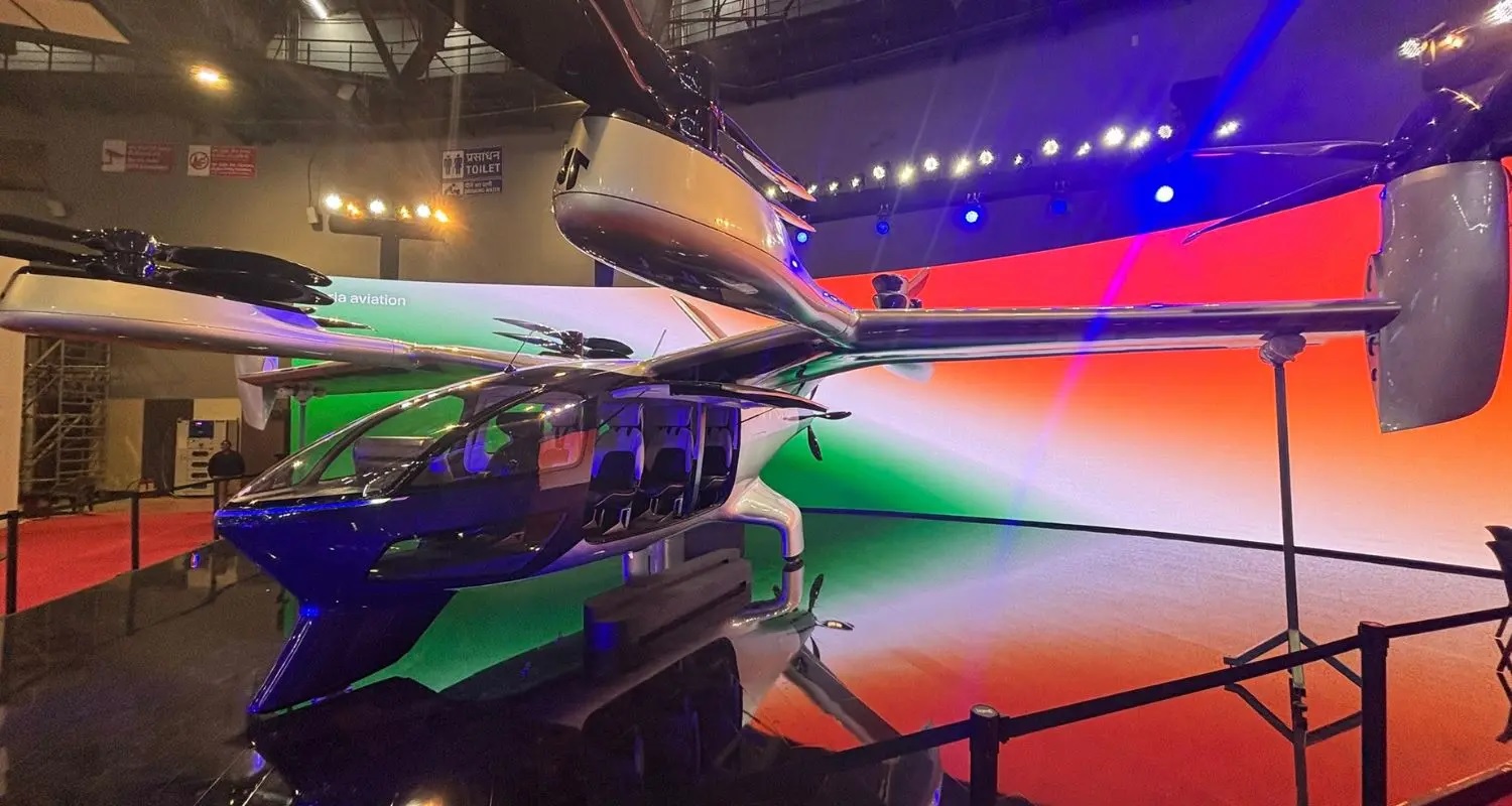 India's First Flying Taxi Prototype "Shunya" Unveiled: Futuristic Urban Mobility with ISRO Technology