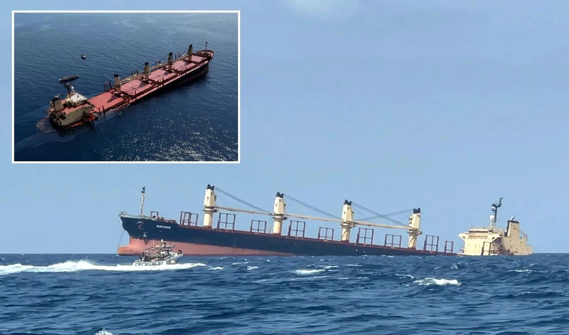 Ship Attacked by Yemen's Houthi Rebels in Fatal Assault Sinks in Red ...