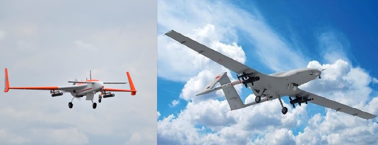 SRUAV-Weaponised vs Bayraktar TB2: A Detailed Comparison of India’s and Turkey’s Armed Drones