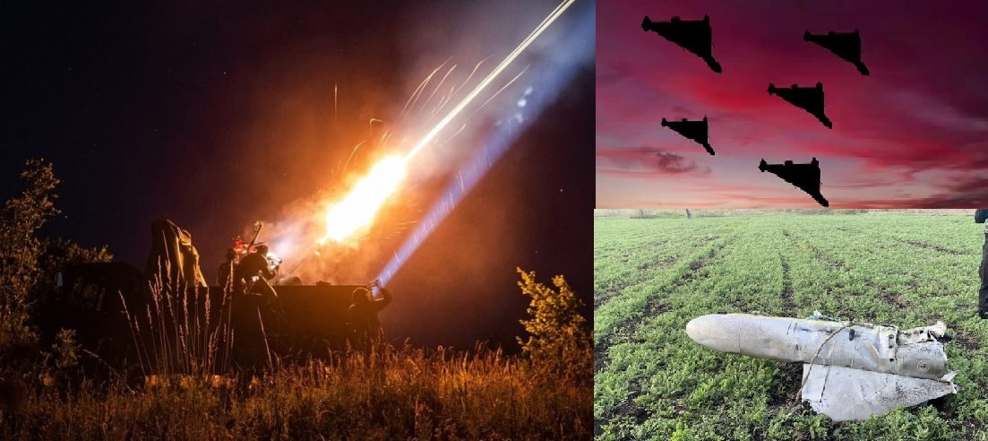 Ukraine Shoot Down 14 Russia Launched Drones And 1 Kh-59 Cruise Missile , Ukraine Air Force Claim