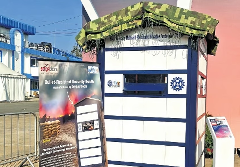 CSIR Develops 1,650 kg Indigenous Portable Bulletproof Booth for India’s Armed Forces