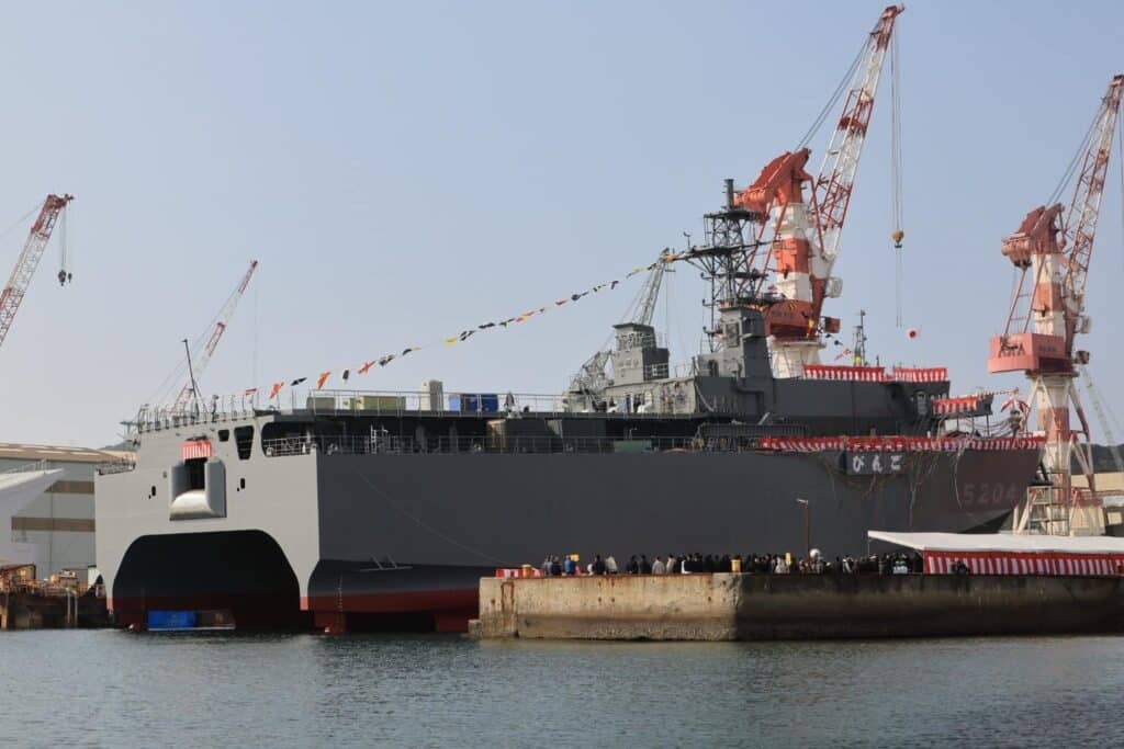 Japan Launches Fourth Hibiki-Class Ocean Surveillance Ship, JS Bingo