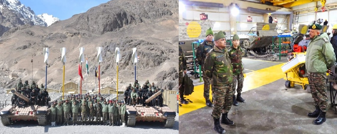  Indian Army Sets Up World's Highest Tank Repair Facilities in Eastern Ladakh