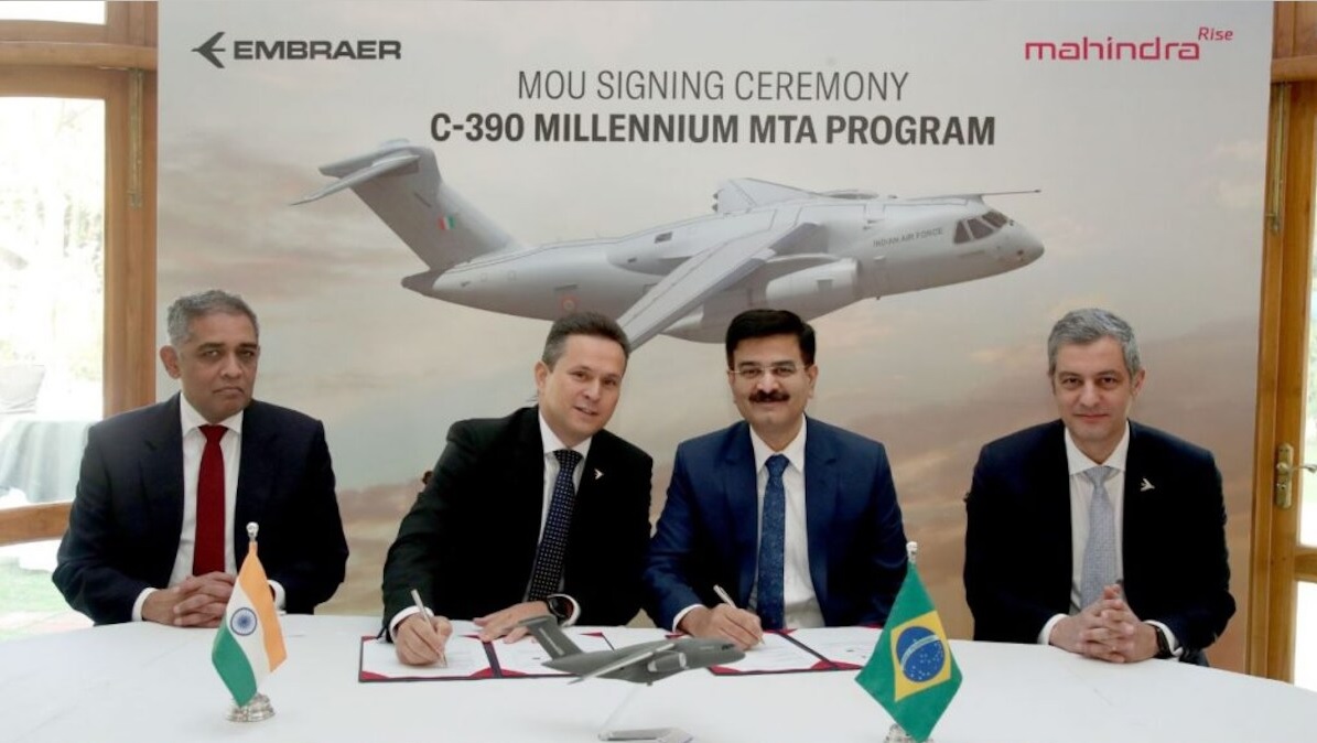 Embraer and Mahindra Collaborate on C-390 Millennium Aircraft Acquisition for the Indian Air Force