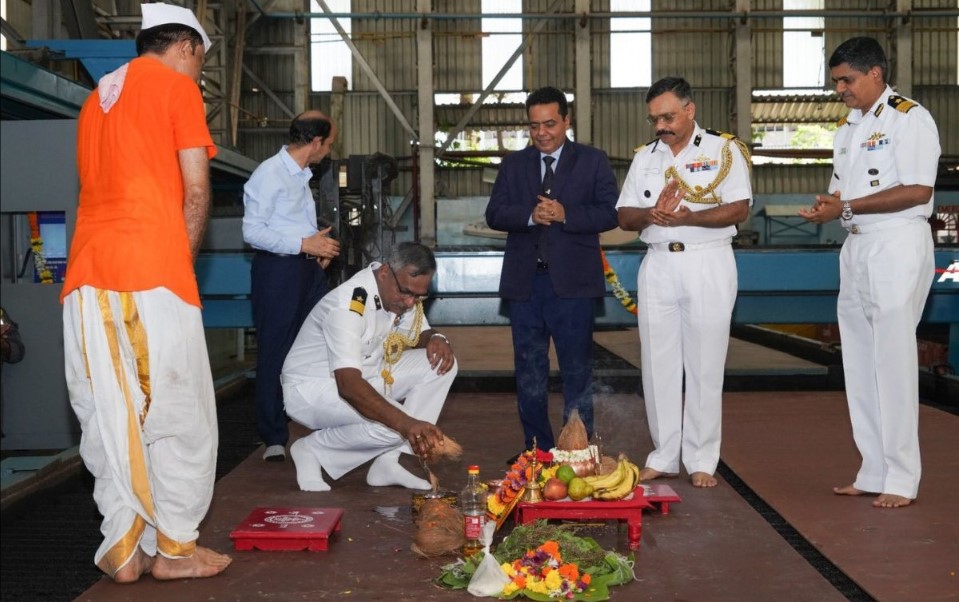 India Initiates Construction of First Next-Generation Offshore Patrol Vessel for Coast Guard