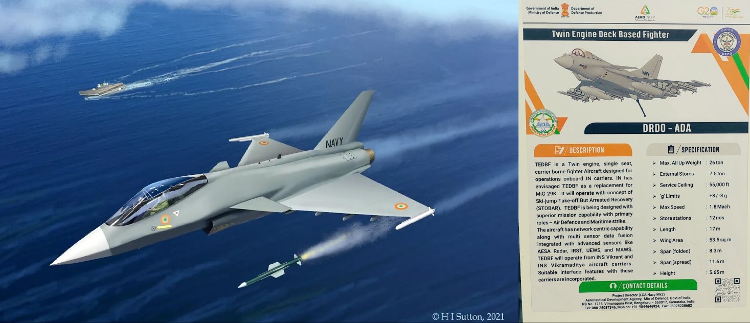 India's TEDBF Program Takes Shape First Flight by 2028: Aiming for Naval Supremacy with Advanced Stealth and Technology