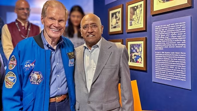 NASA Administrator Meets India First Astronaut Fly To Space Rakesh Sharma