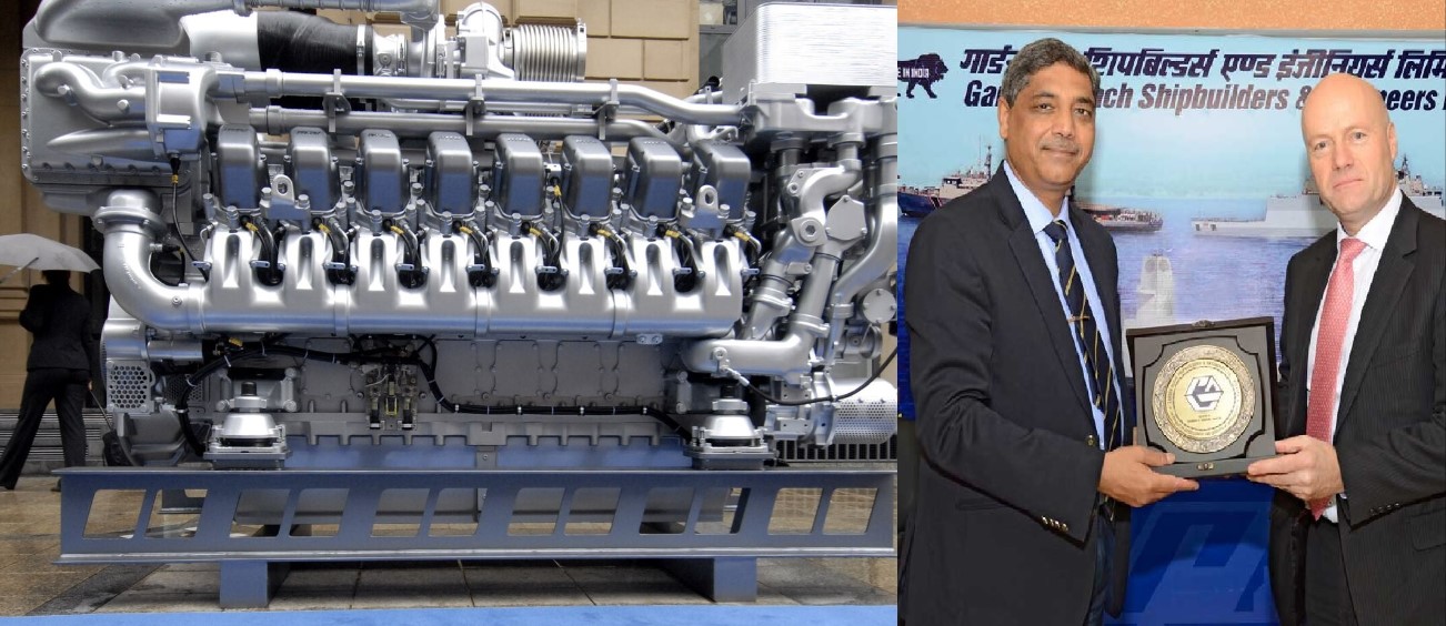 GRSE and Rolls-Royce Join Forces for License Production of MTU Series 4000 Marine Engines in 'Make in India' Initiative