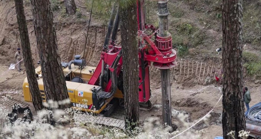 Vertical Drilling of 36 meters Completed inside Uttarkashi Tunnel