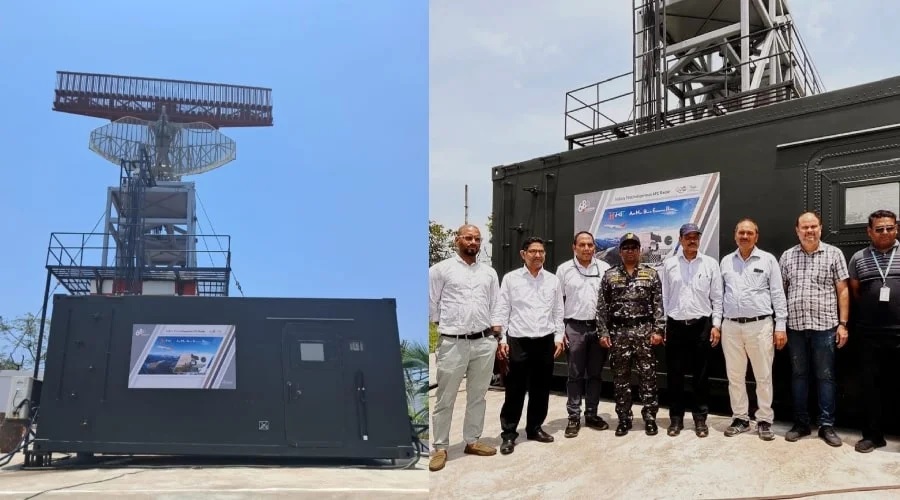 BEL Enhances Visakhapatnam Airport Security with Advanced Indigenous Surveillance Radar Installed by Indian Navy