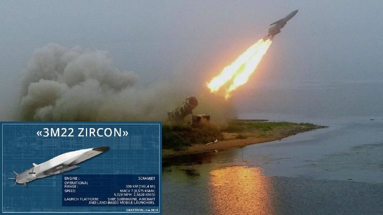 Ukraine Claime Russia has Fired Five Zircon Hypersonic Missiles at Kyiv this year