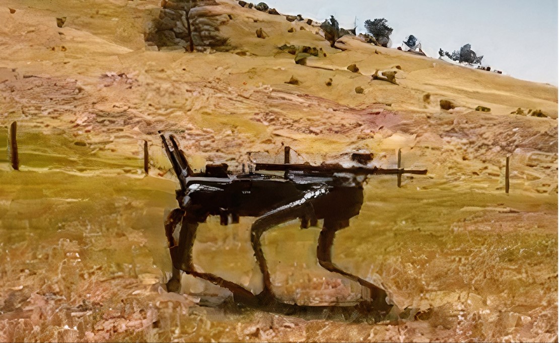 US Marines Test Four-Legged Unmanned Robot Dog with AI Controlled Rifles