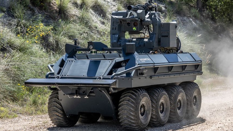 Rheinmetall Unveil Mission Master SP A-UGV for U.S. Marine Corps