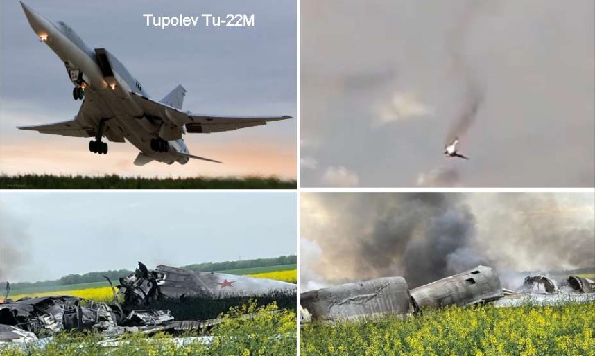 Ukraine Claim Downs Russian Long-Range Bomber in Ongoing Conflict