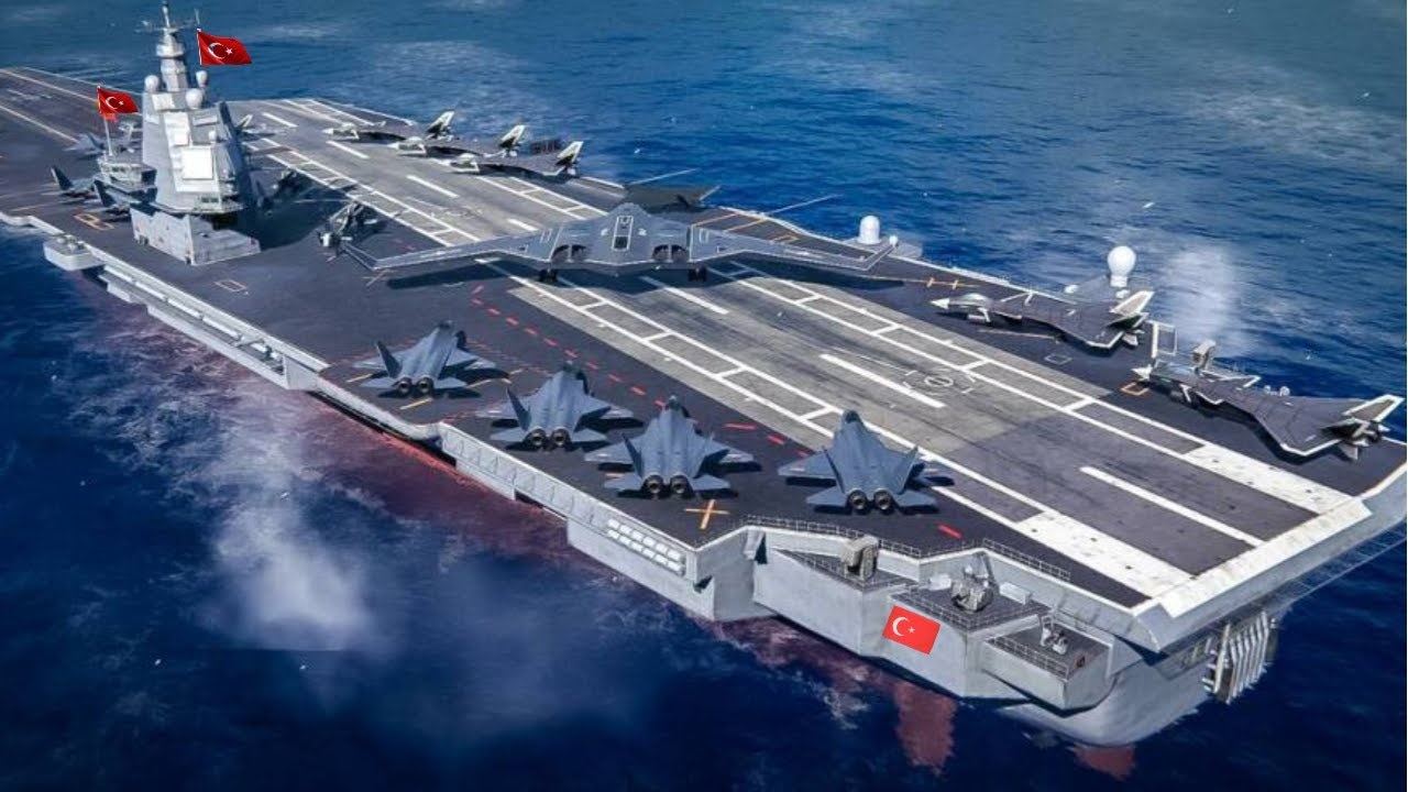 Turkish Ministry of Defense Unveils Ambitious Aircraft Carrier ,Game-Changer in Naval Capabilities