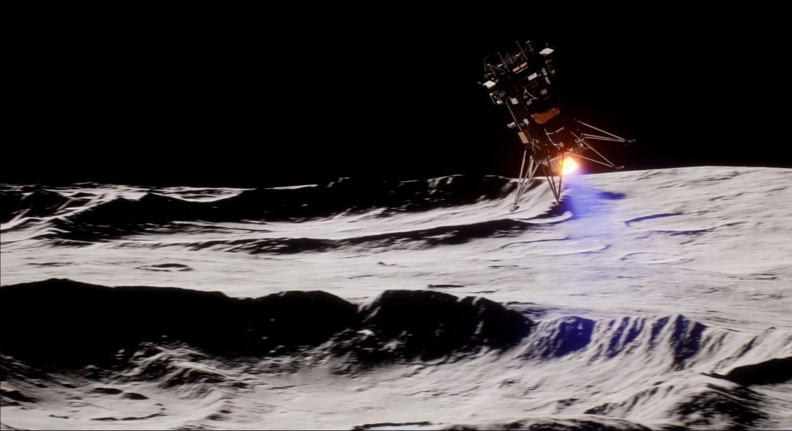 Odysseus Moon Lander Tipped Sideways on the Moon Surface But 'Alive and Well'