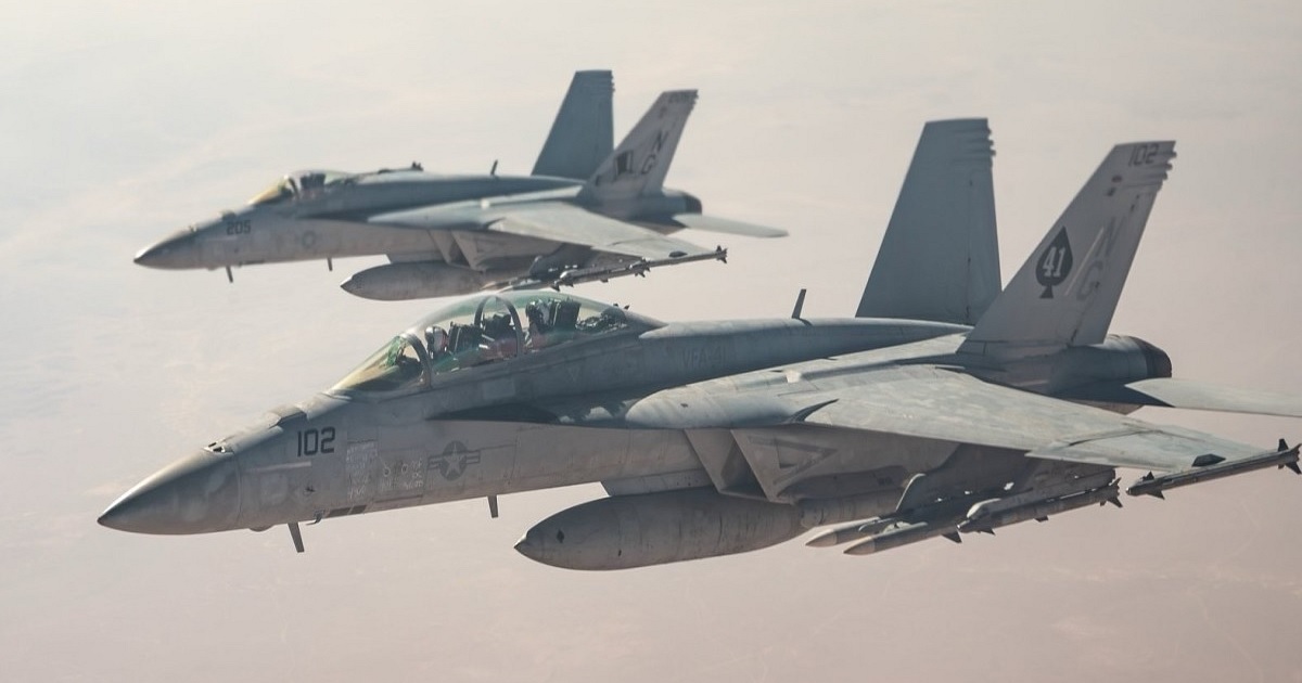 US Navy F/A-18 Fighter Jet Shot Down Over Red Sea in Friendly Fire Incident