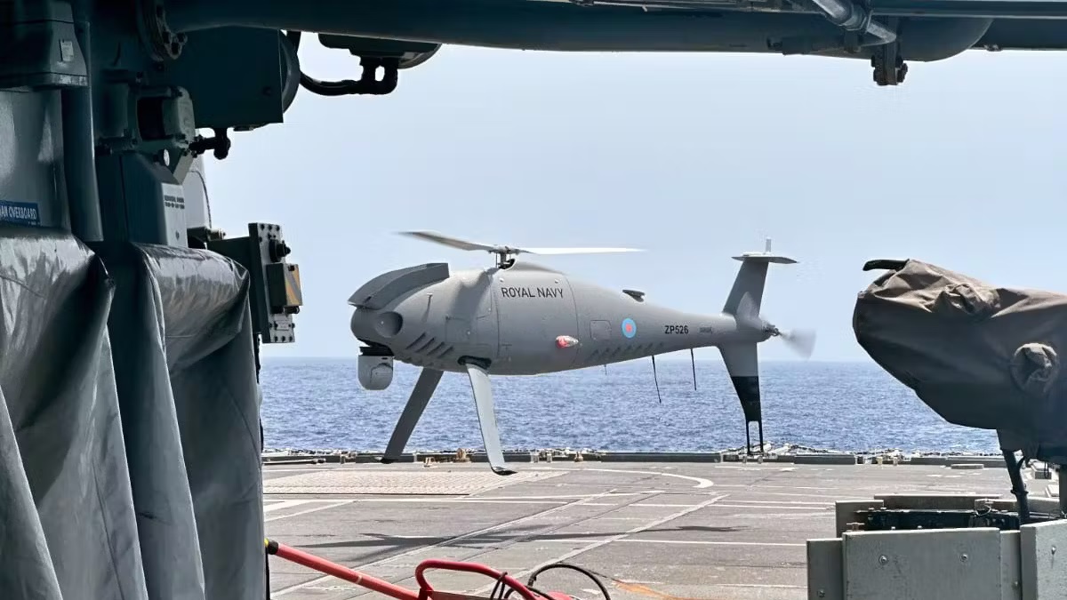 Royal Navy's Peregrine VTOL Drone Makes Operational Debut in Gulf