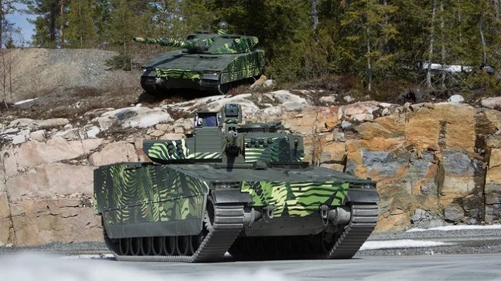 Denmark and Sweden  Send More CV90 Combat Vehicles to Ukraine