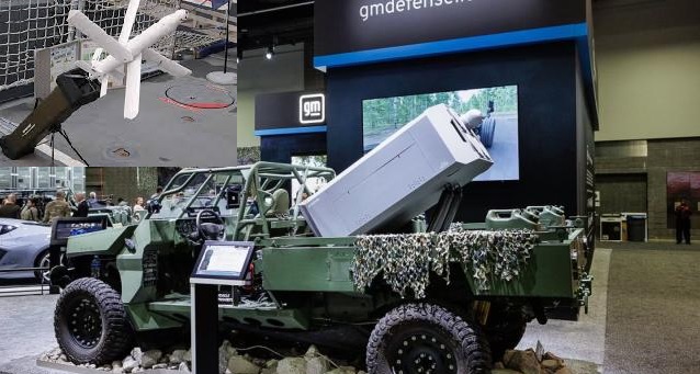 GM Defense Enhance Light Tactical Utility Vehicle with Advanced Loitering Munition System