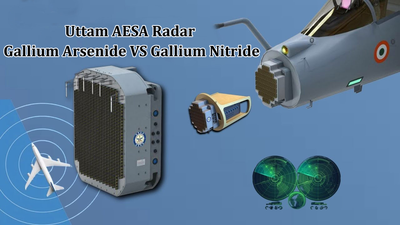 Uttam AESA Radar: With Gallium Arsenide Technology And Fiture With Gallium Nitride Technology