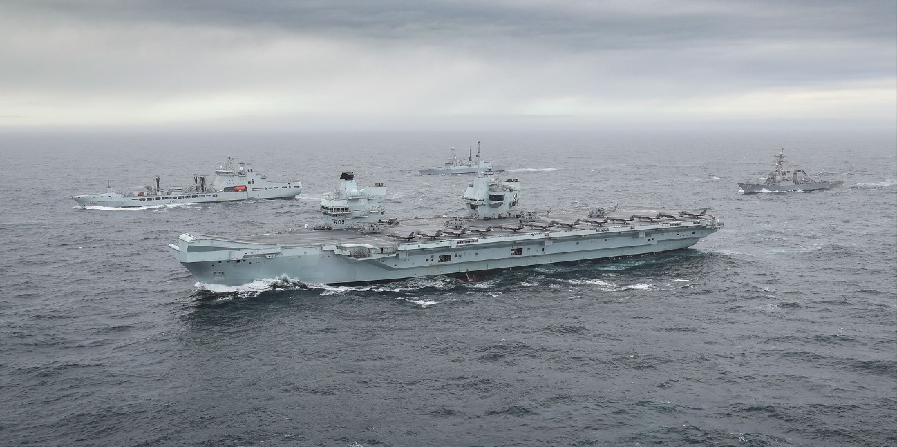 HMS Queen Elizabeth Deployed on NATO's Historic Exercise in Europe
