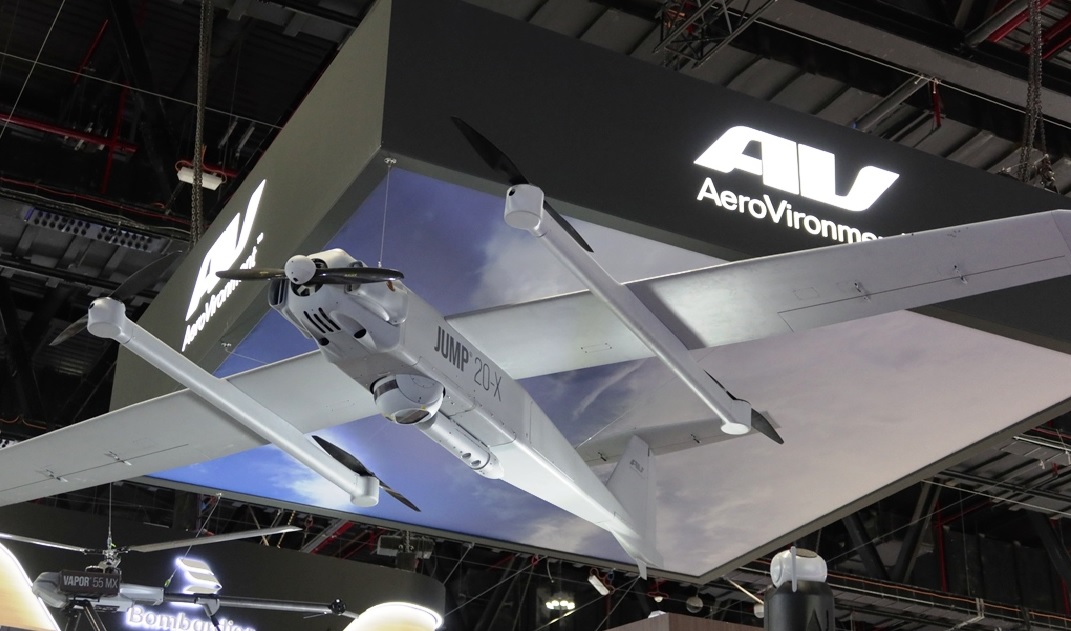 AeroVironment Unveils Jump 20-X and P550 UAVs at IDEX 2025 : Naval and Tactical Drones